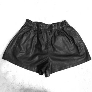 Vegan leather Zara shorts